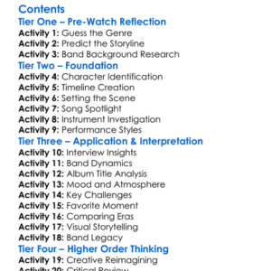 Deep Purple From Here To Infinite 2017 Worksheet Activity Booklet