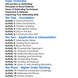 Defending Techniques Worksheet Activity Booklet