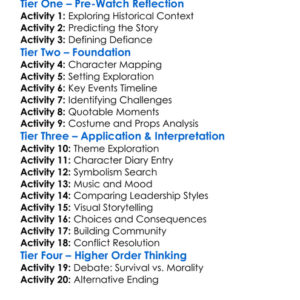 Defiance 2008 Worksheet Activity Booklet