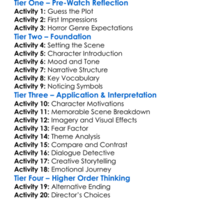 Demonic 2021 Worksheet Activity Booklet