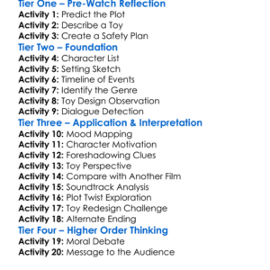 Demonic Toys 1992 Worksheet Activity Booklet
