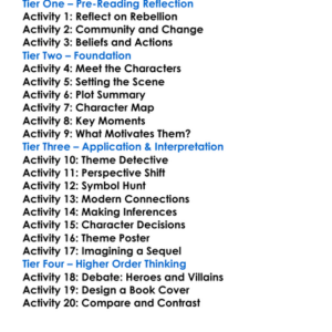 Demons Fyodor Dostoevsky Worksheet Activity Booklet