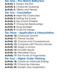 Descendants The Rise Of Red 2024 Worksheet Activity Booklet