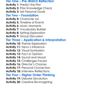 Devolution A Devo Theory 2021 Worksheet Activity Booklet