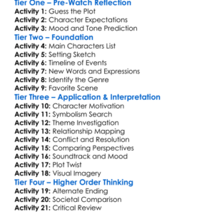 Die Alone 2024 Worksheet Activity Booklet