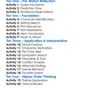 Digging To Death 2021 Worksheet Activity Booklet