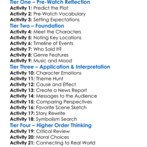 Dirty Angels 2024 Worksheet Activity Booklet