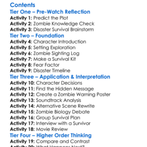 Disaster La The Last Zombie Apocalypse Begins Here 2014 Worksheet Activity Booklet