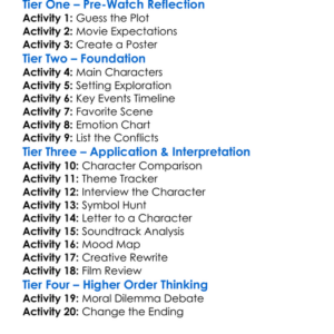 Do Elephants Pray 2013 Worksheet Activity Booklet