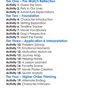 Dog Gone Worksheet Activity Booklet