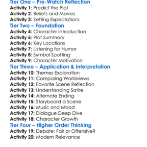 Dogma 1999 Worksheet Activity Booklet