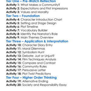 Dogville 2003 Worksheet Activity Booklet