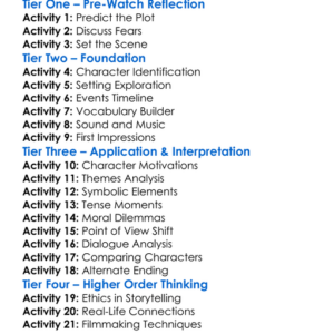 Dont Breathe 2016 Worksheet Activity Booklet