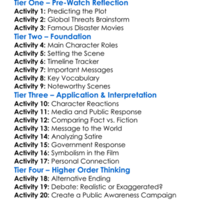 Dont Look Up 2021 Worksheet Activity Booklet