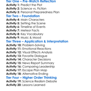 Doomsday Meteor 2023 Worksheet Activity Booklet