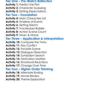 Double Impact 1991 Worksheet Activity Booklet