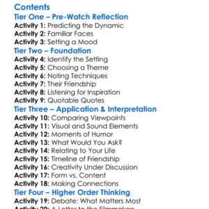 Double Play James Benning And Richard Linklater 2013 Worksheet Activity Booklet