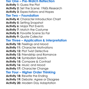 Down With Love 2003 Worksheet Activity Booklet