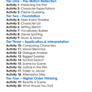 Dragged Across Concrete 2019 Worksheet Activity Booklet