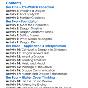 Dragons World A Fantasy Made Real 2004 Worksheet Activity Booklet