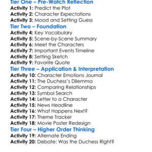 Duchess 2024 Worksheet Activity Booklet