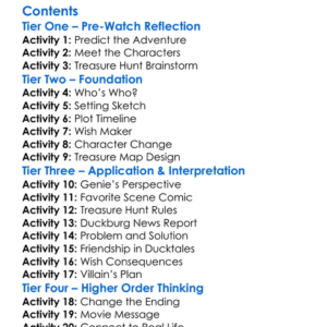 Ducktales The Movie Worksheet Activity Booklet