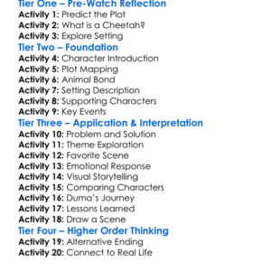 Duma 2005 Worksheet Activity Booklet