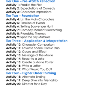 Dumb And Dumber To 2014 Worksheet Activity Booklet