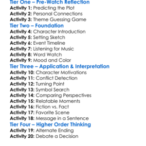 Dust To Dreams 2025 Worksheet Activity Booklet