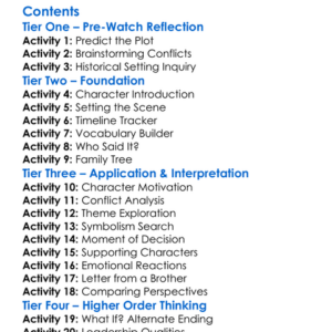 Edward  George Two Brothers One Throne 2012 Worksheet Activity Booklet