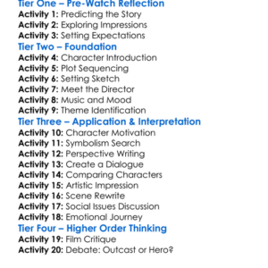 Edward Scissorhands 1990 Worksheet Activity Booklet