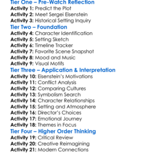 Eisenstein In Guanajuato 2015 Worksheet Activity Booklet