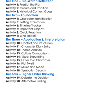 Elesin Oba The Kings Horseman 2022 Worksheet Activity Booklet