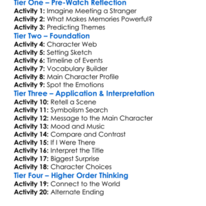 Emanon 1987 Worksheet Activity Booklet
