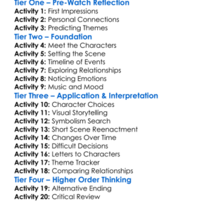 Endings Beginnings 2020 Worksheet Activity Booklet