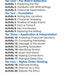Enemy Lines 2020 Worksheet Activity Booklet