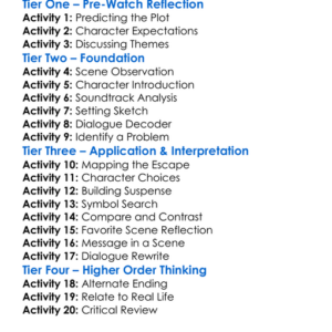 Enemy Territory 1987 Worksheet Activity Booklet