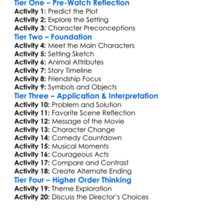 Epic Tails Worksheet Activity Booklet