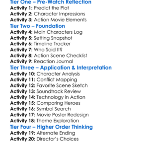 Eraser 1996 Worksheet Activity Booklet