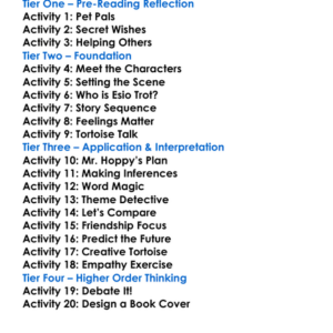 Esio Trot Roald Dahl Worksheet Activity Booklet