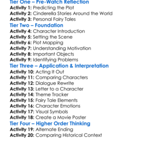 Everafter 1998 Worksheet Activity Booklet