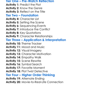 Every Breath She Takes 2023 Worksheet Activity Booklet