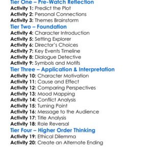 Everyone Is Going To Die 2025 Worksheet Activity Booklet