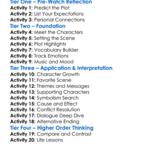 Everything Must Go 2011 Worksheet Activity Booklet
