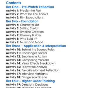 Evolutions The Making Of Phase Iv 2024 Worksheet Activity Booklet