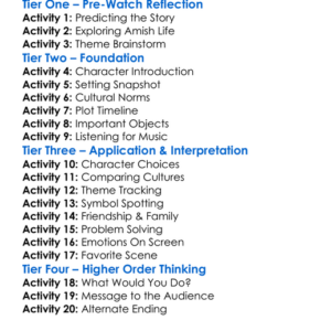 Expecting Amish 2014 Worksheet Activity Booklet