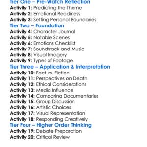 Faces Of Death Vi 1996 Worksheet Activity Booklet