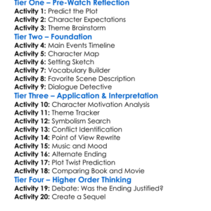Fallen 2016 Worksheet Activity Booklet