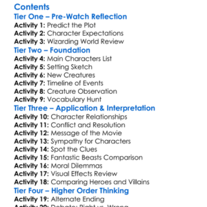 Fantastic Beasts The Crimes Of Grindelwald 2018 Worksheet Activity Booklet