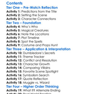 Fantastic Beasts The Secrets Of Dumbledore 2022 Worksheet Activity Booklet